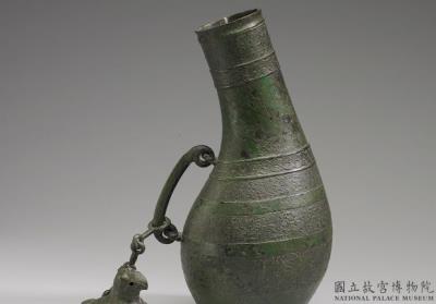 图片[3]-Hu jar with bird head and gourd body in rope pattern, Warring States period (475-221 BCE)-China Archive